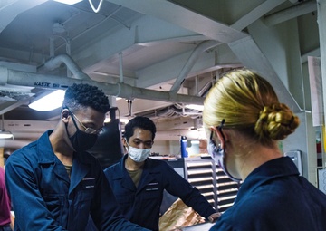 USS Ronald Reagan’s Supply Department