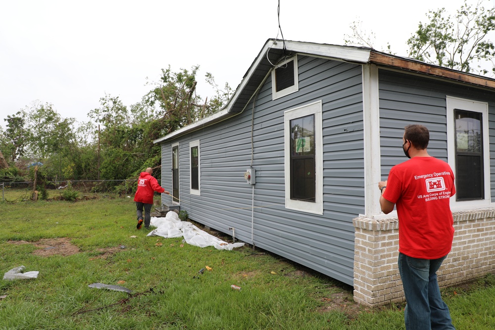 U.S. Army Corps of Engineers conducts assessment for Operation Blue Roof