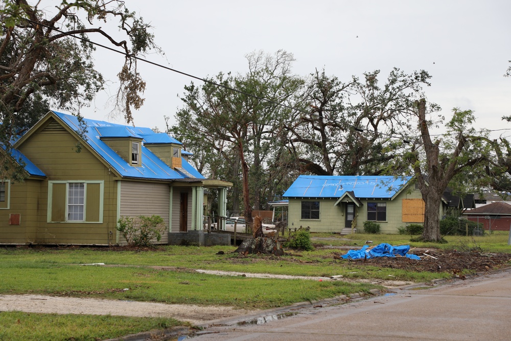 DVIDS Images U S Army Corps Of Engineers Blue Roofs Stay Intact Post Hurricane Delta Image