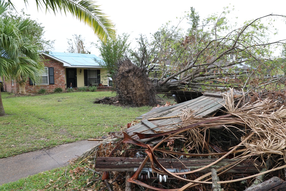 U.S. Army Corps of Engineers blue roofs stay intact post Hurricane Delta