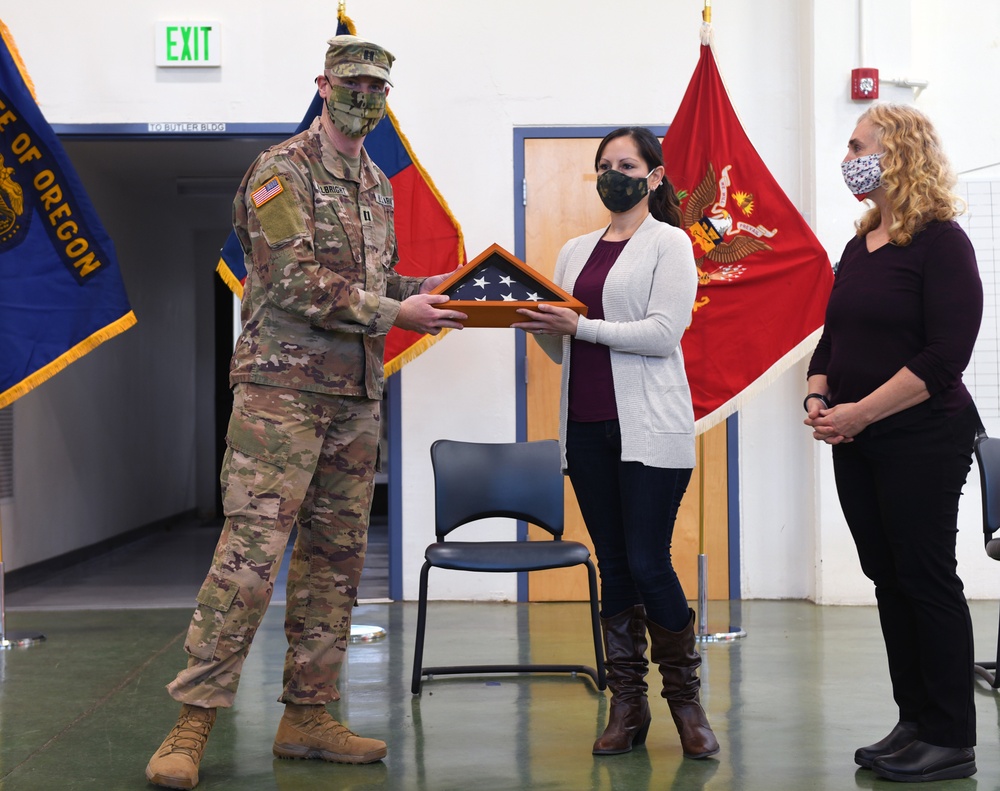 Oregon National Guard's 741st Brigade Engineer Battalion conducts demobilization ceremony