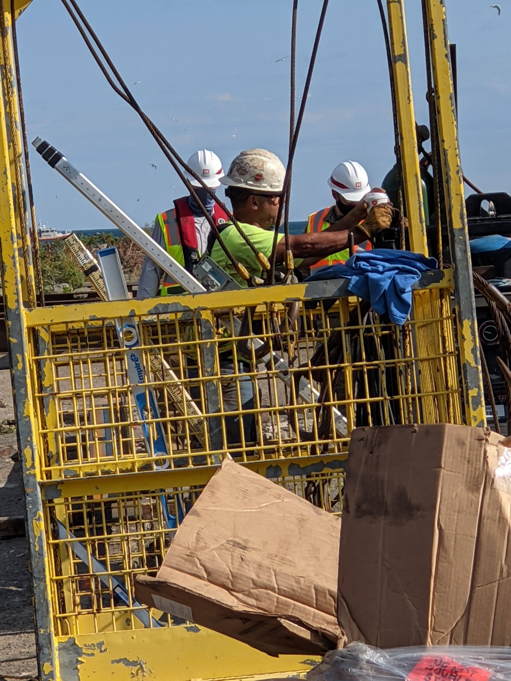 USACE-Buffalo District commander visits Rochester Harbor E. Pier repairs