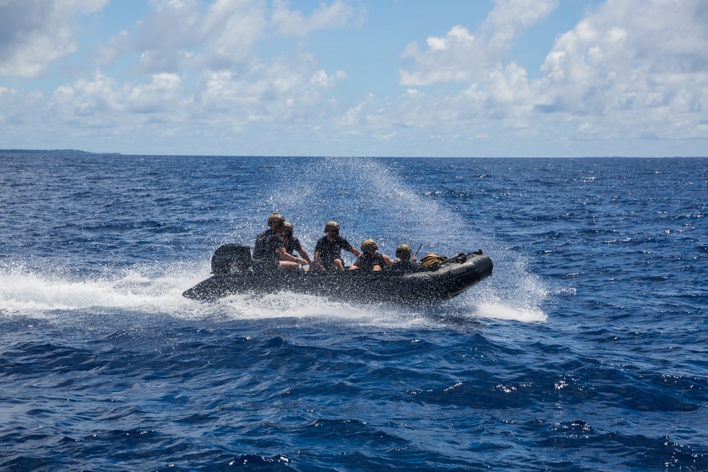 Mk VI Patrol Boats | CRRC Launch and Recovery Exercise