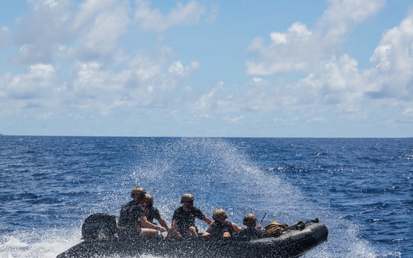 Mk VI Patrol Boats | CRRC Launch and Recovery Exercise