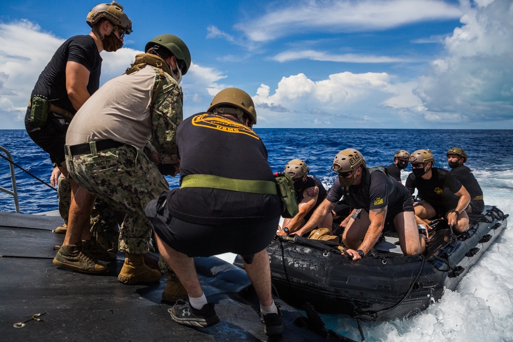 Mk VI Patrol Boats | CRRC Launch and Recovery Exercise