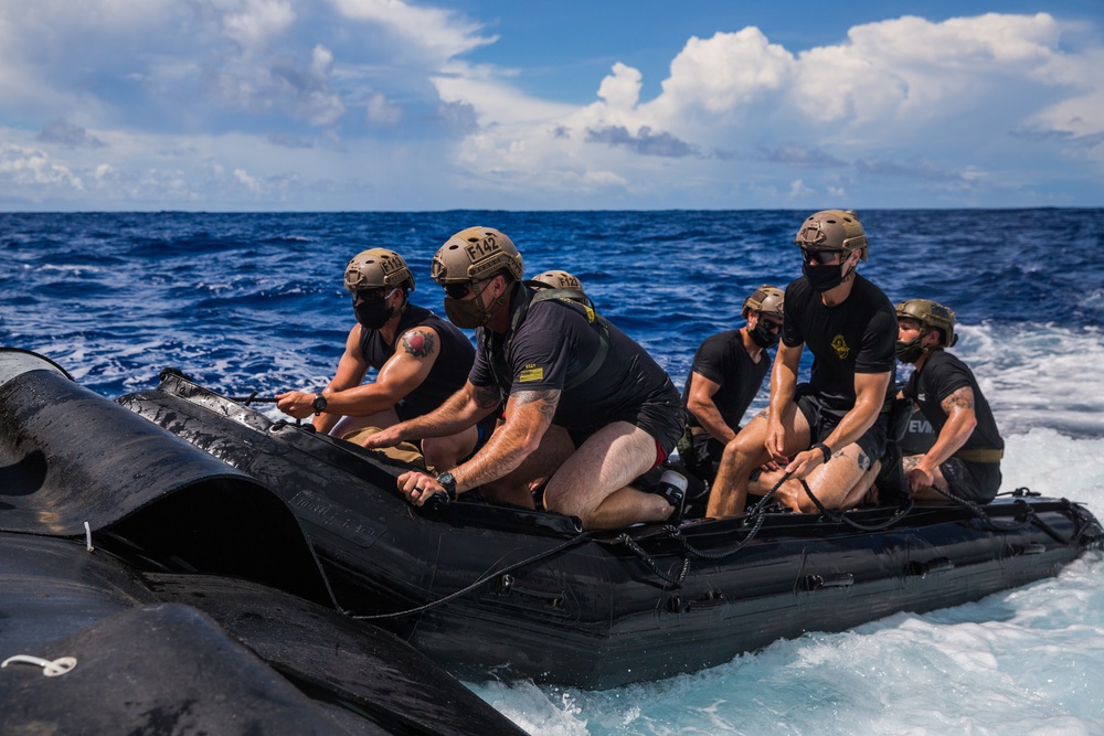 Mk VI Patrol Boats | CRRC Launch and Recovery Exercise