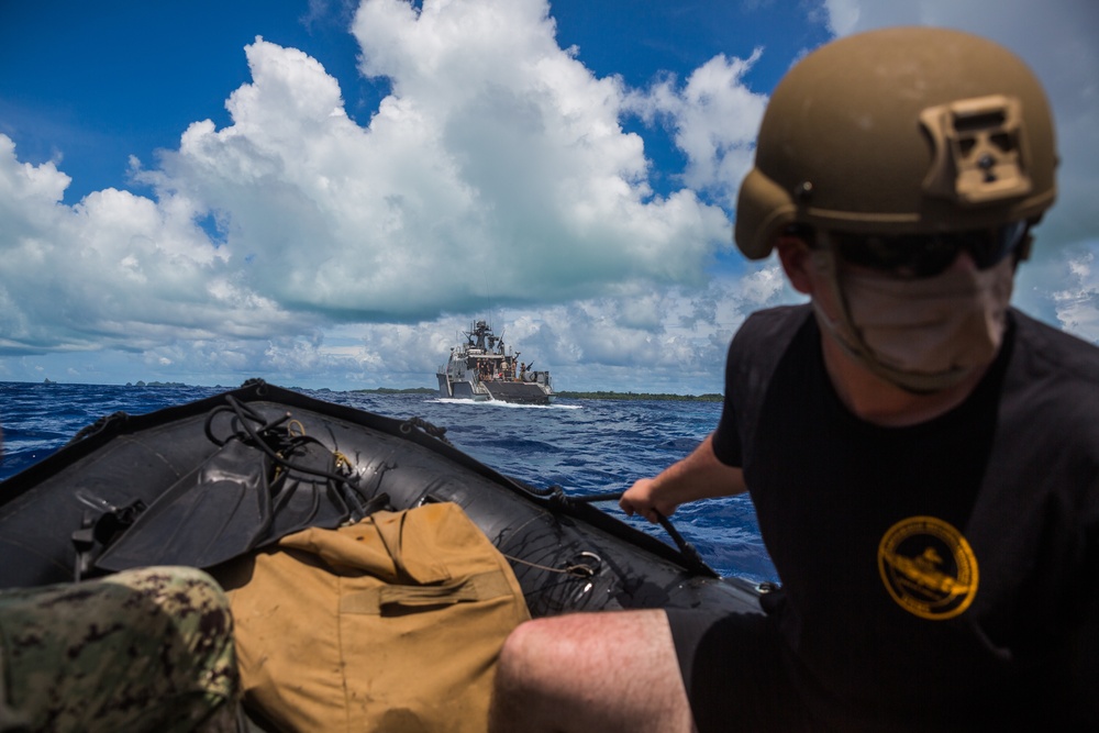 Mk VI Patrol Boats | CRRC Launch and Recovery Exercise