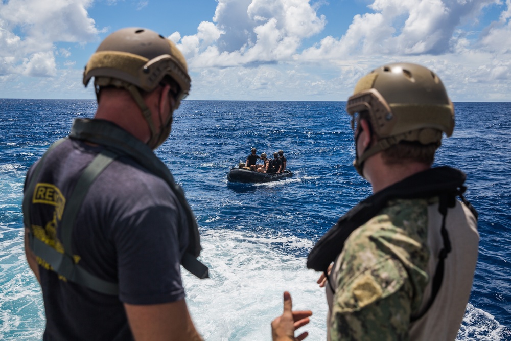 Mk VI Patrol Boats | CRRC Launch and Recovery Exercise