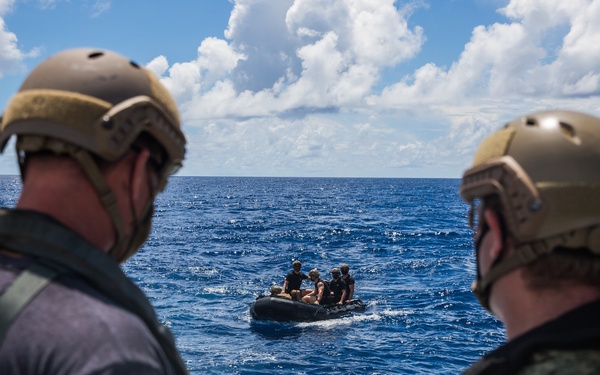 Mk VI Patrol Boats | CRRC Launch and Recovery Exercise