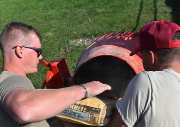 201st RED HORSE Squadron improves infrastructure at Horsham Air Guard Station