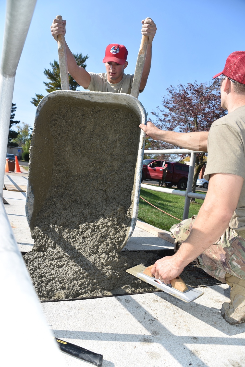 201st RED HORSE Squadron improves infrastructure at Horsham Air Guard Station