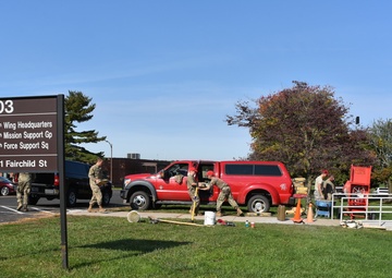 201st RED HORSE Squadron improves infrastructure at Horsham Air Guard Station