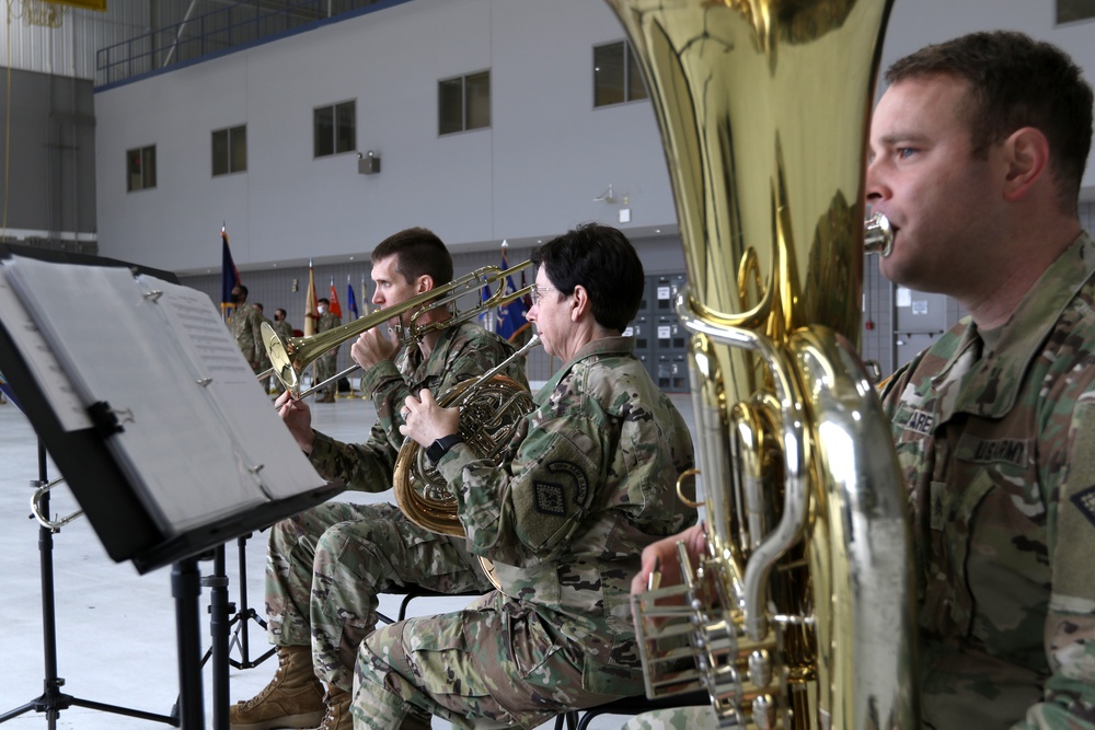 106th Army Band performs at ceremony