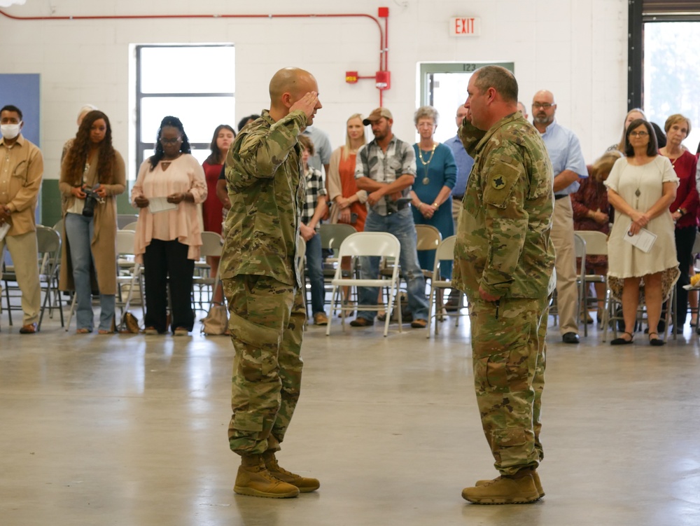 3656th Quartermaster Company Change of Command