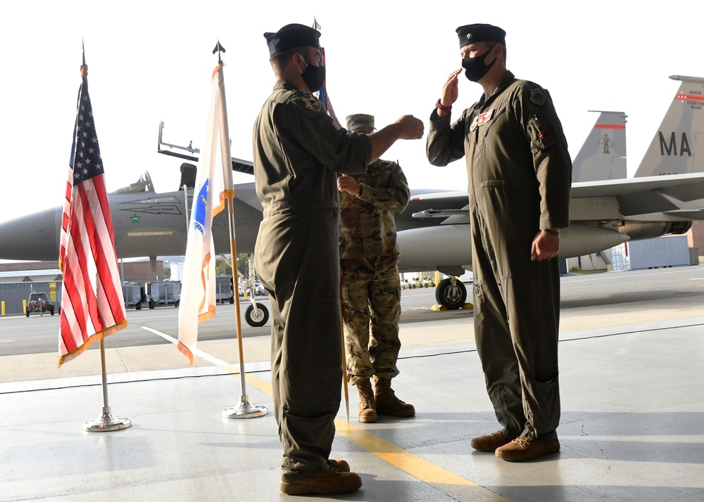 131st Fighter Squadron welcomes new commander