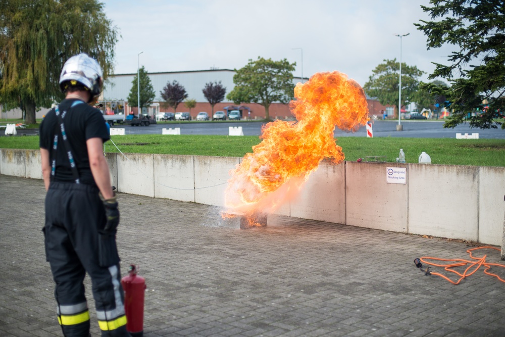 Grease Fire Demonstration for Fire Prevention Week