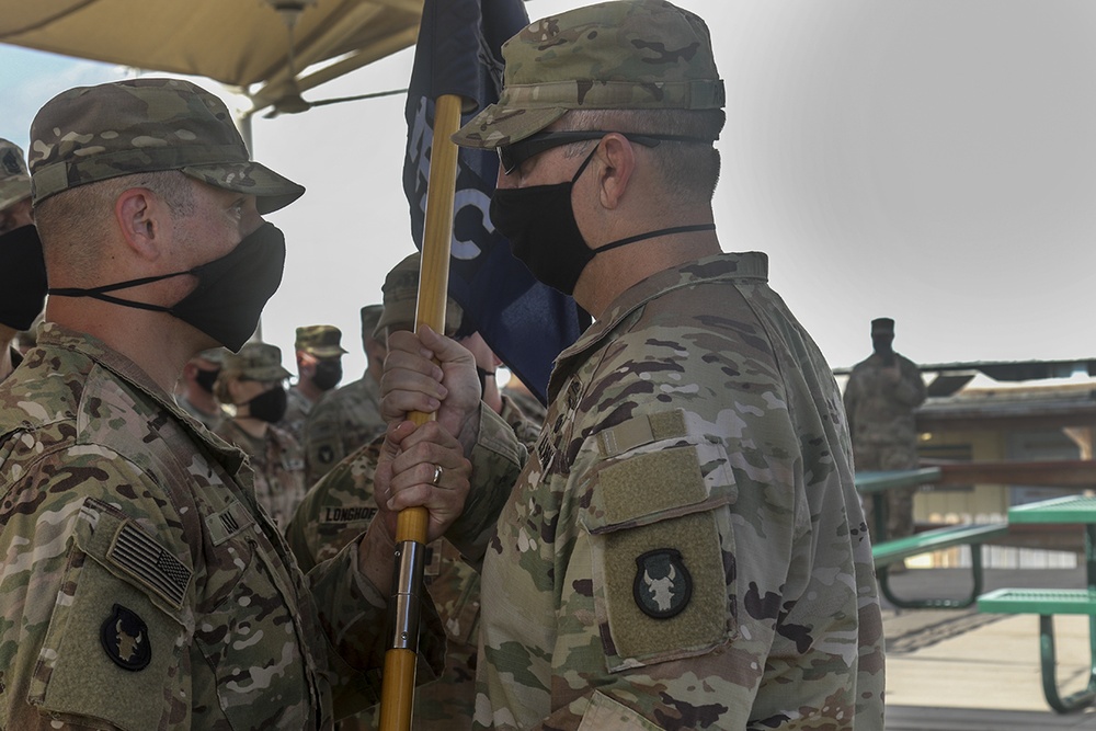 Change of command ceremony Headquarters and Headquarters Company 2nd Battalion 135th Infantry Regiment