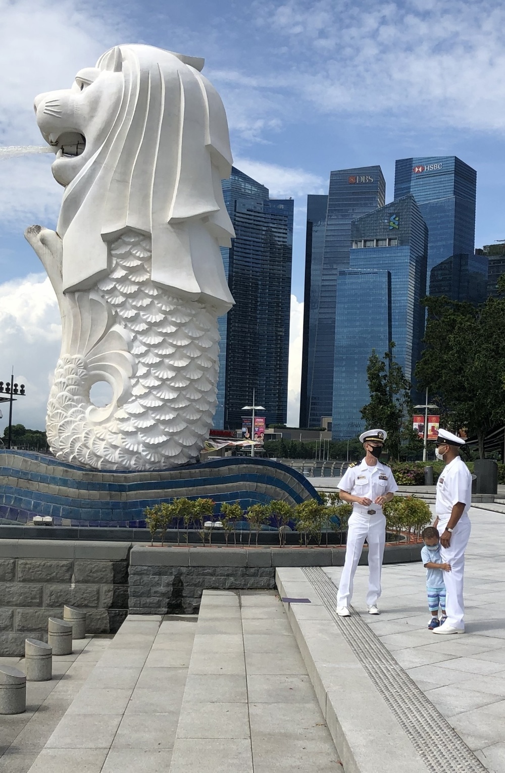 Sailor Reenlists in Singapore