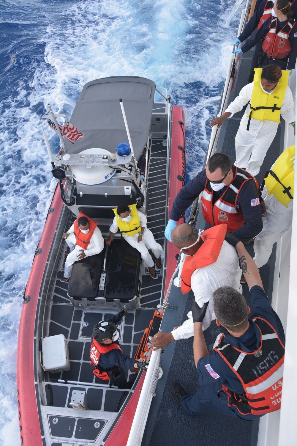Coast Guard returns 48 of 49 migrants to the Dominican Republic, following interdiction of 3 illegal voyages in the Mona Passage