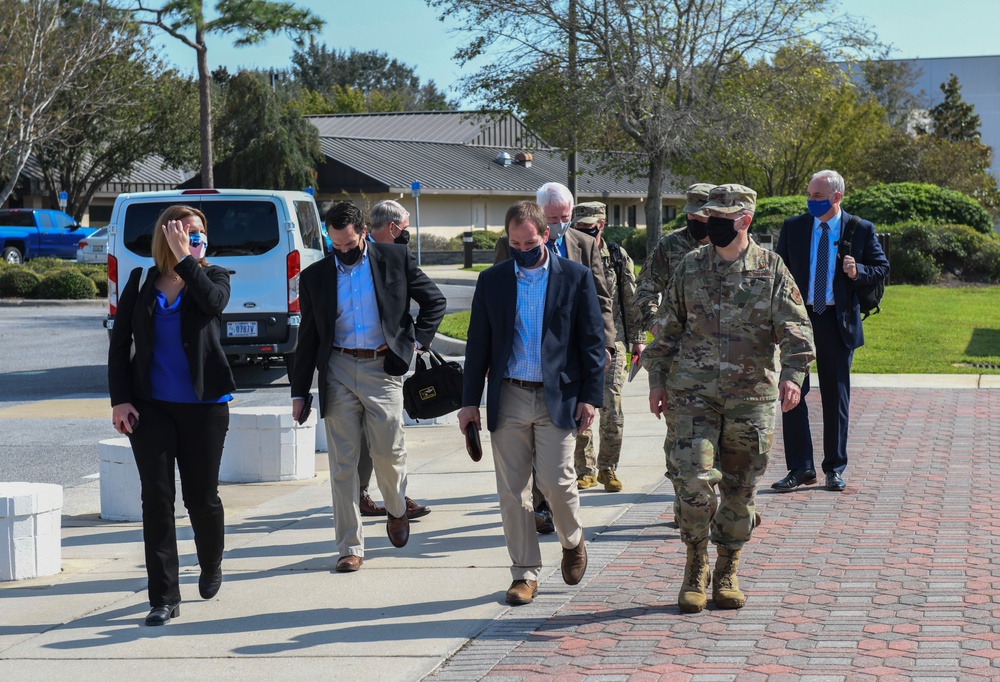 HAC-D majority professional staff member Hayden Milberg visits AFSOC