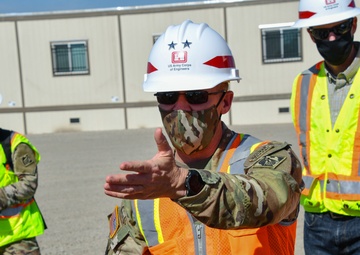 MG Milhorn visits Stockton VA construction