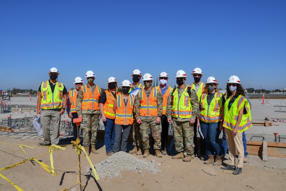 MG Milhorn visits Stockton VA construction