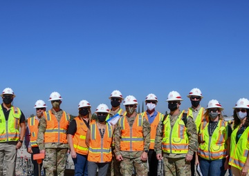 MG Milhorn visits Stockton VA construction