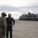 Commander, Naval Surface and Mine Warfighting Development Center, tours Iwo Jima