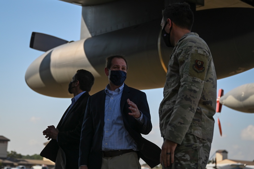 HAC-D majority professional staff member Hayden Milberg visits AFSOC