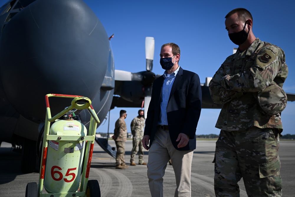 HAC-D majority professional staff member Hayden Milberg visits AFSOC