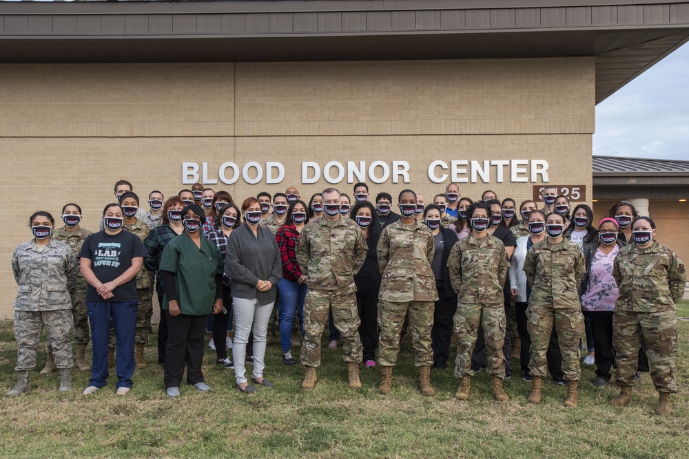 The team at JBSA Lackland Blood Donor Center are still working hard to combat COVID-19 and provide life-saving blood products.