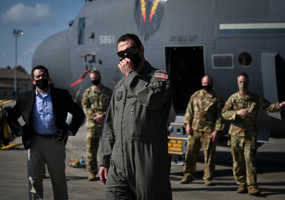 HAC-D majority professional staff member Hayden Milberg visits AFSOC