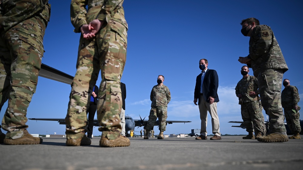 HAC-D majority professional staff member Hayden Milberg visits AFSOC