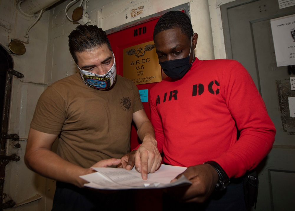 Sailors Verify Battle Lantern Location Data List