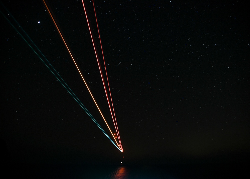 Nimitz Conducts Night-time Flight Operations