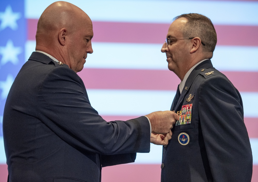 General John &quot;Jay&quot; Raymond awarding the Legion of Merit