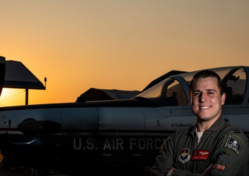 Instructor Pilot Poses For Photo