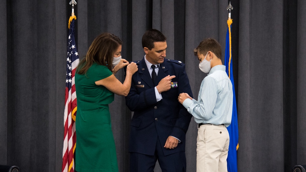 Lt. Col Parris promotes to Colonel