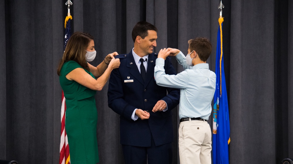 Lt. Col Parris promotes to Colonel