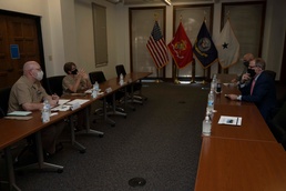 Honorable Thomas McCaffery Visits NMFSC