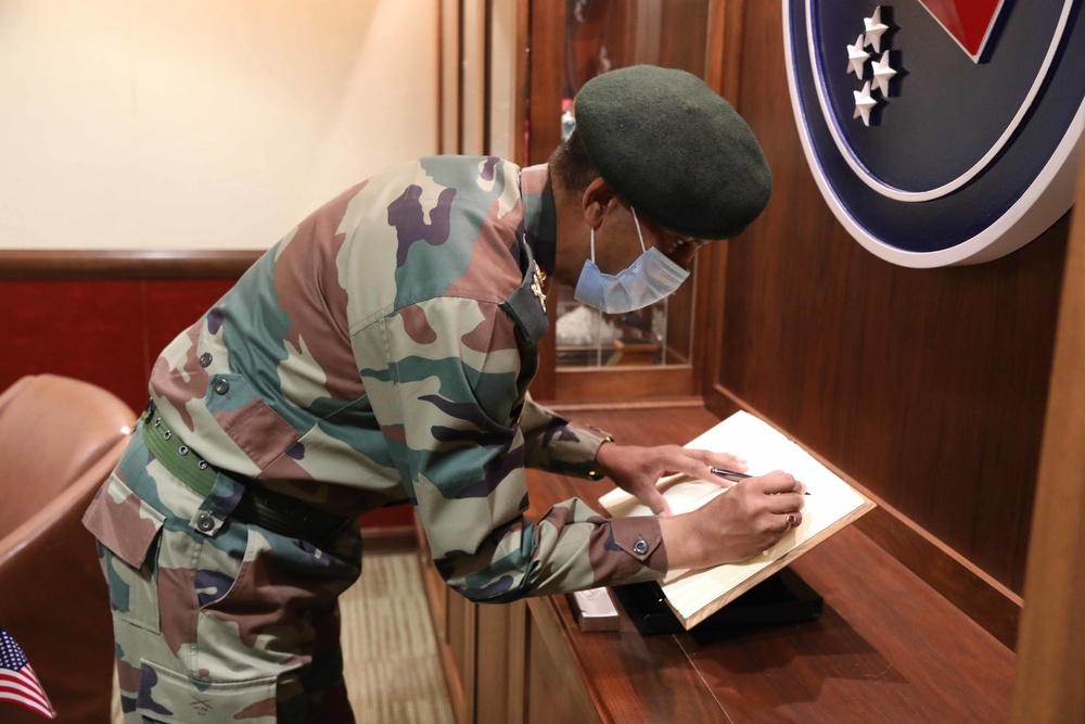India VCOAS visit to U.S. Army Pacific