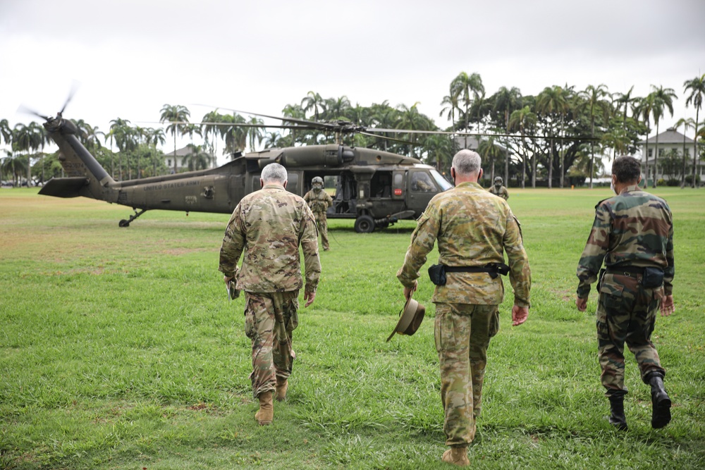 India VCOAS visit to U.S. Army Pacific