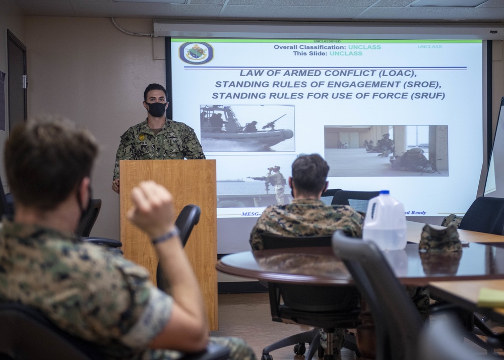 MESG 1 Provides Sentry training to Marines