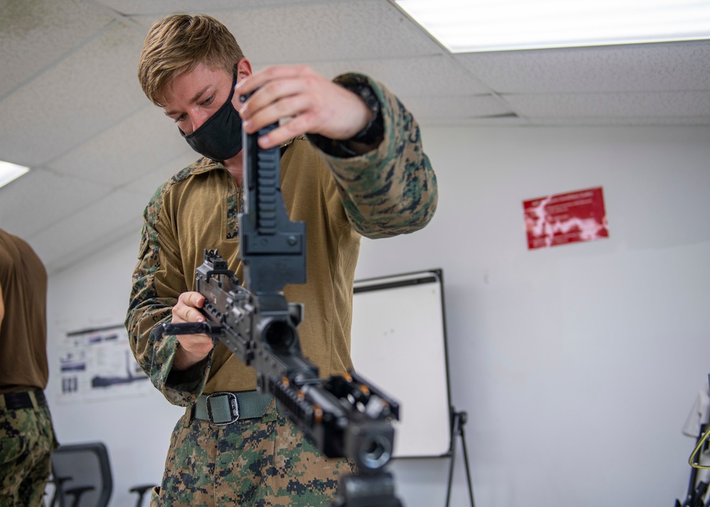 MESG 1 Trains Marines on Weapons Familiarization