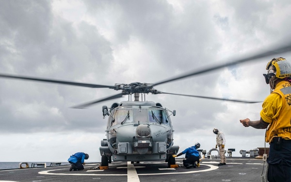 Flight Operations with Royal Australian Navy MH-60R