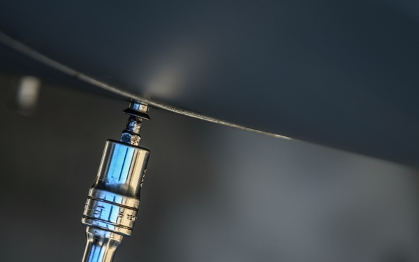 Airmen from 31st AMXS service LOX during NATO eAP