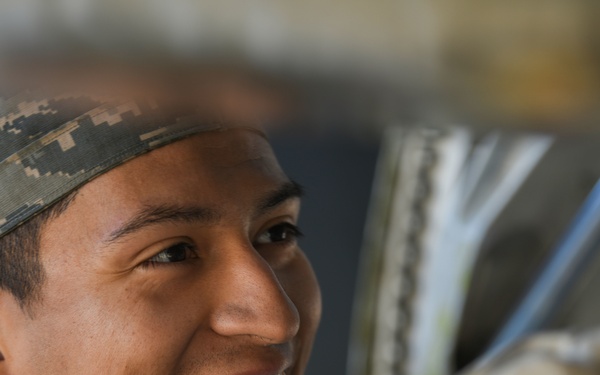 Airmen from 31st AMXS service LOX during NATO eAP