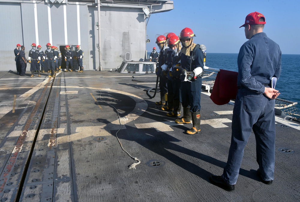 Philippine Sea Conducts GQ Drill