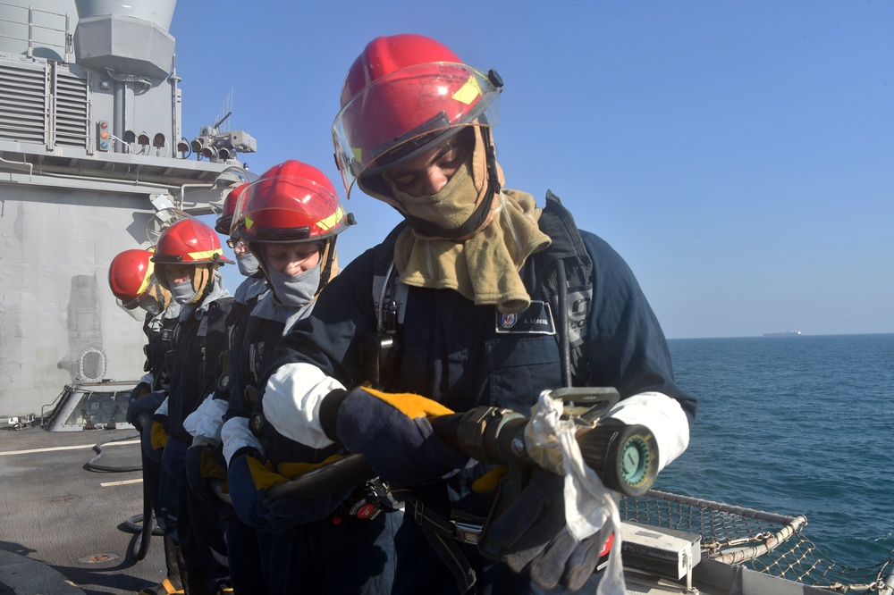 USS PHILIPPINE SEA DEPLOYMENT/DC DRILL