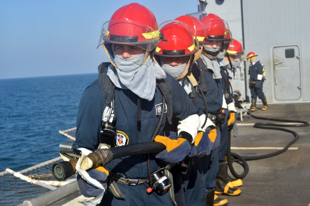 USS PHILIPPINE SEA DEPLOYMENT/DC DRILL